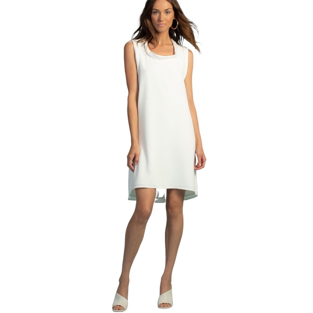 Trina Turk Double Rainbow Shift Dress White